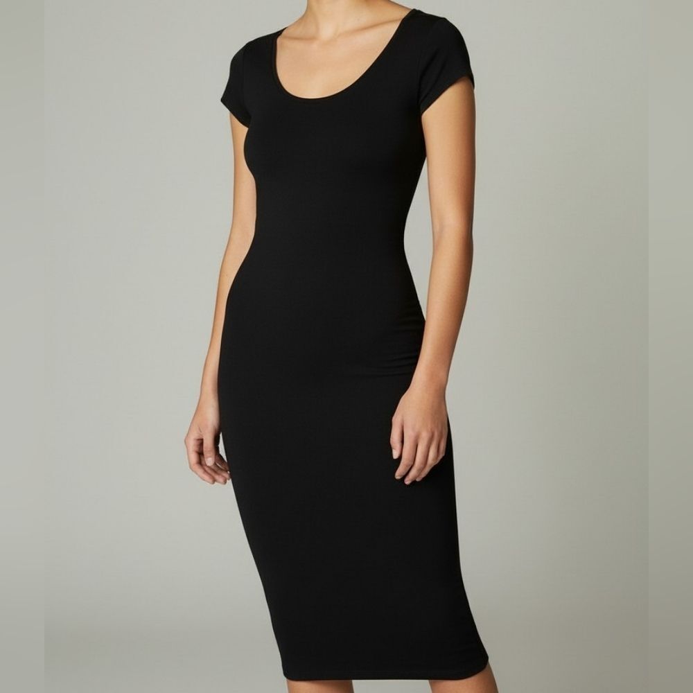 H&M Cotton Jersey Cap Sleeve Long Tee / Mini Dress
